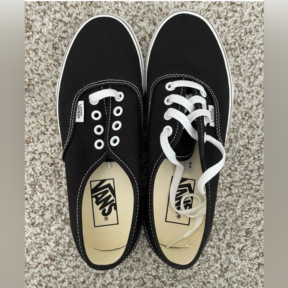 Brand New In Box - VANS Unisex Authentic Black Canvas